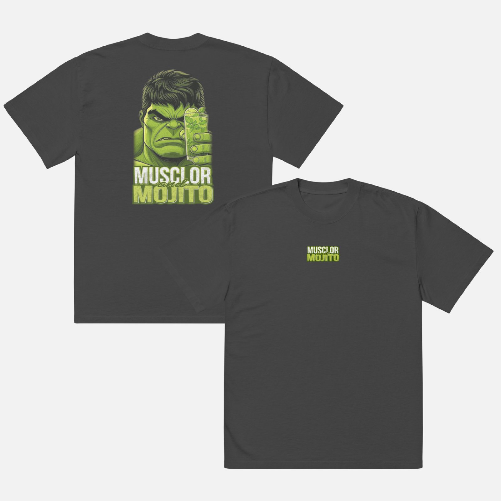 T-shirt oversize – Musclor and Mojito – Unisexe