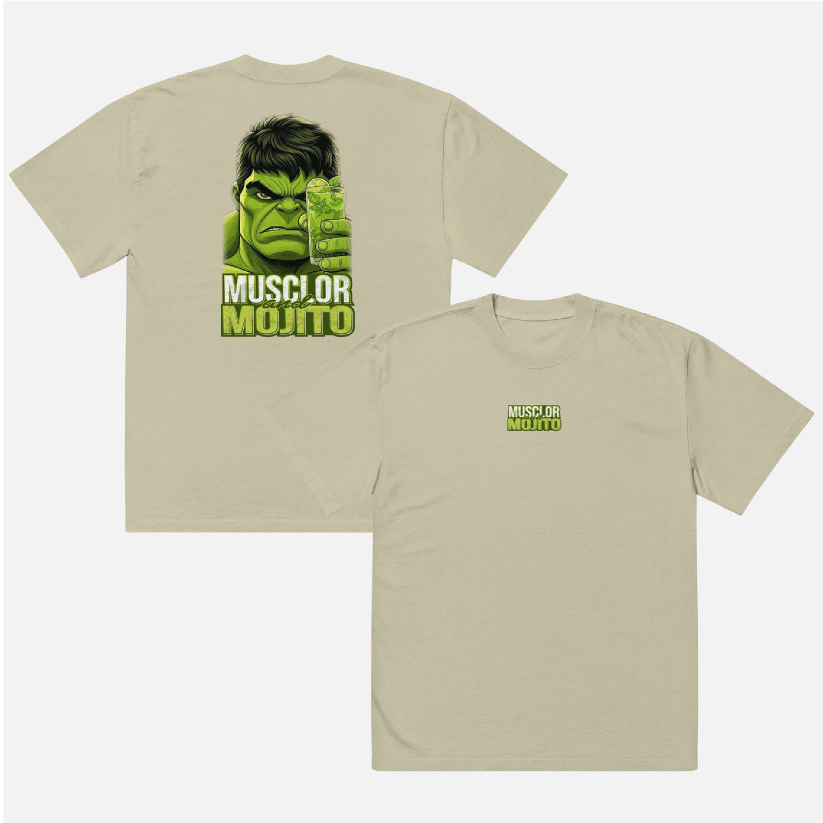 T-shirt oversize - Musclor and Mojito - Unisexe – Image 3