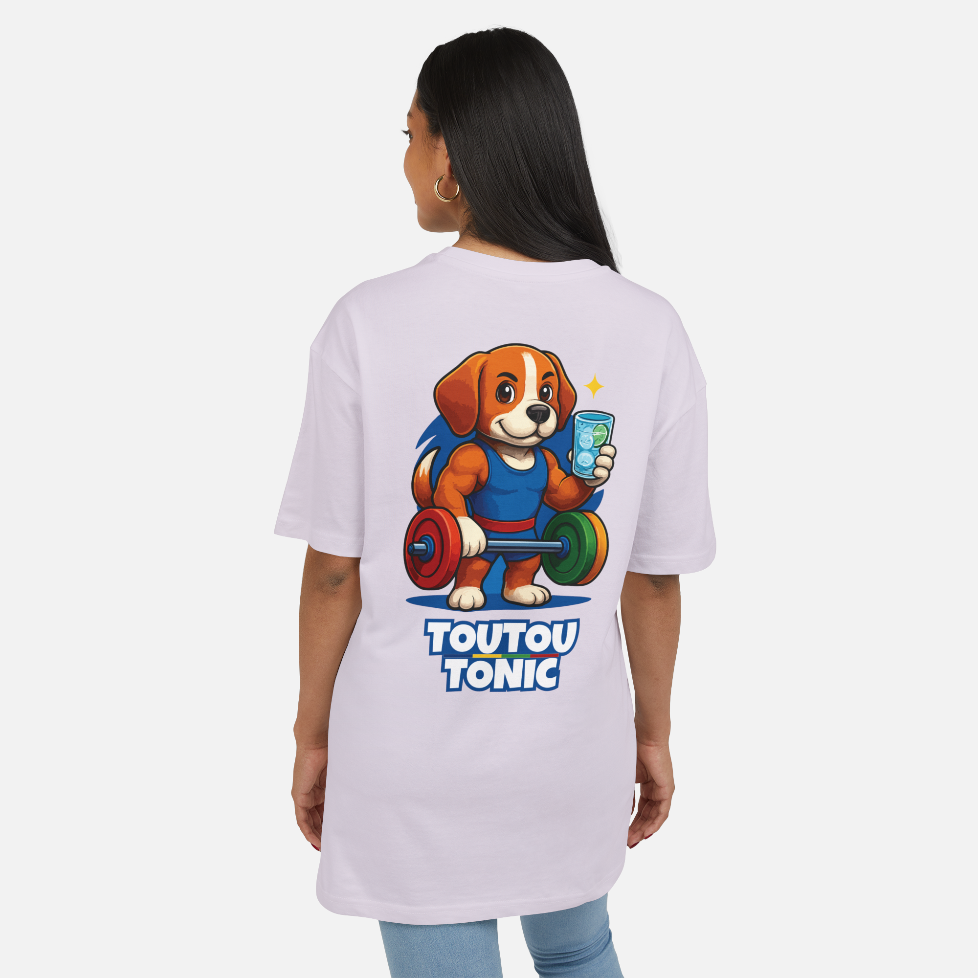 T-shirt oversize - Toutou Tonic - Unisexe – Image 8