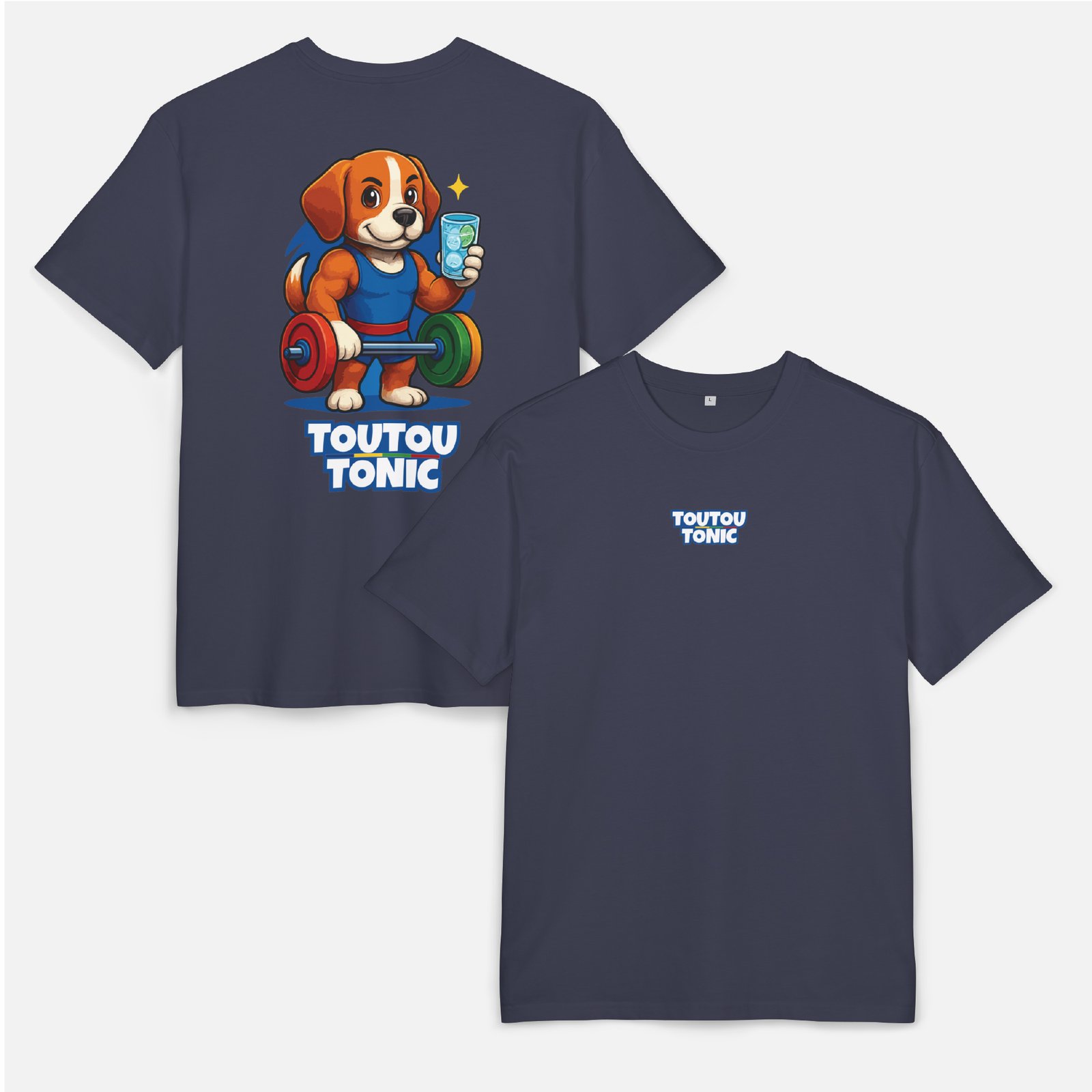 T-shirt oversize – Toutou Tonic – Unisexe