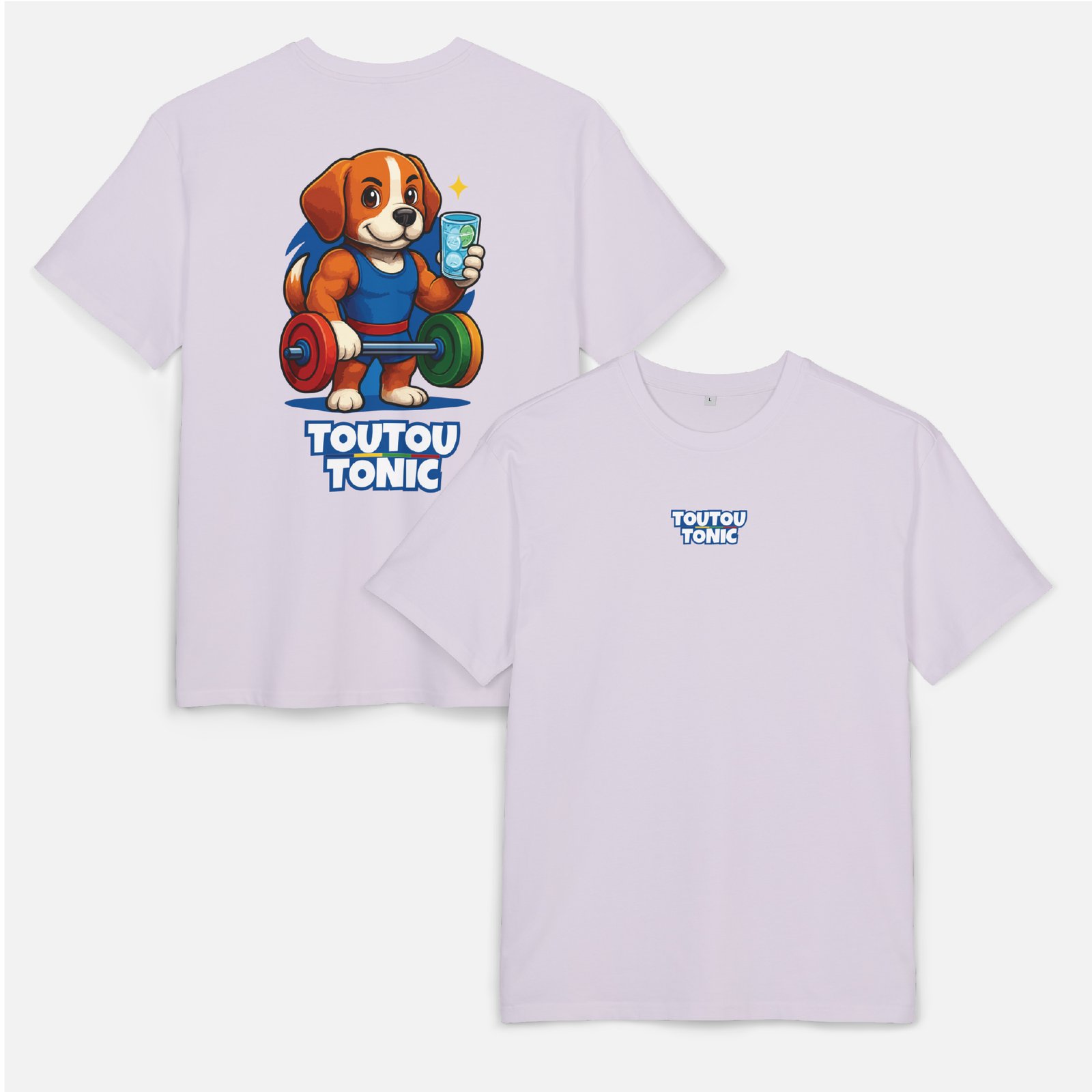 T-shirt oversize - Toutou Tonic - Unisexe – Image 2