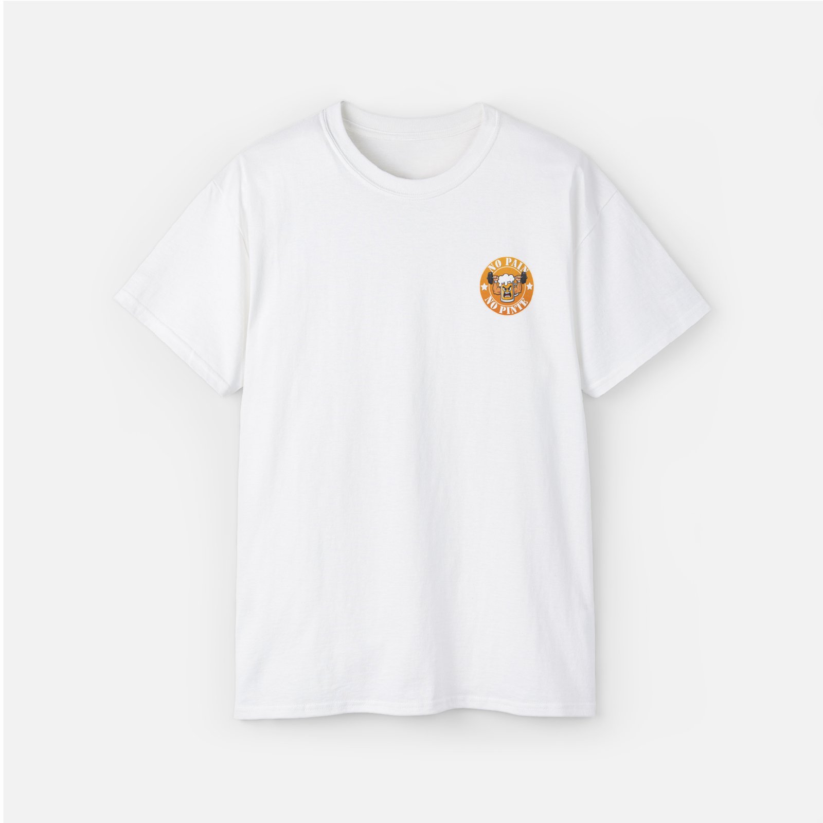 T-shirt – No Pain No Pinte Cartoon – Unisexe